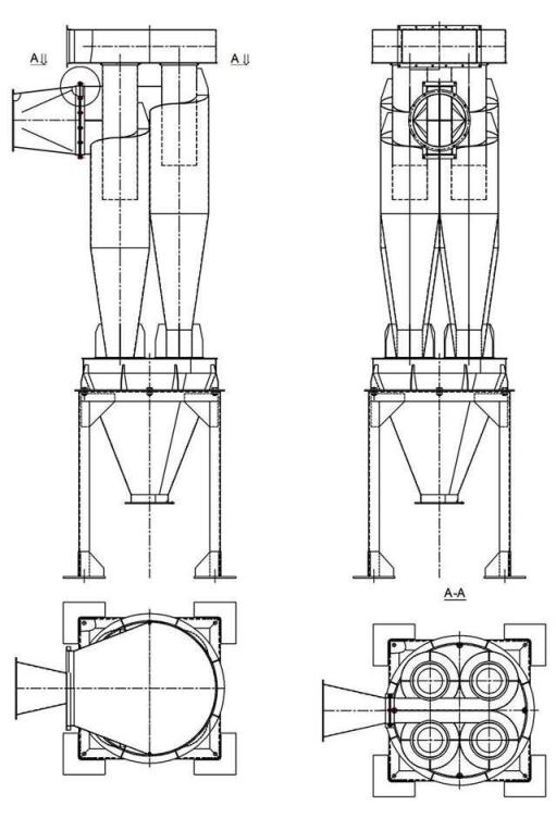 чертеж циклона У21-ББЦ в Комсомольске-на-Амуре